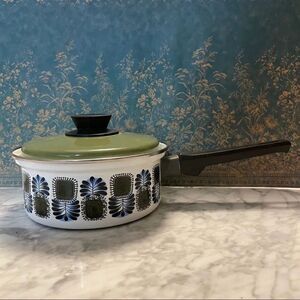 Vintage Austria Email Enamel Pot